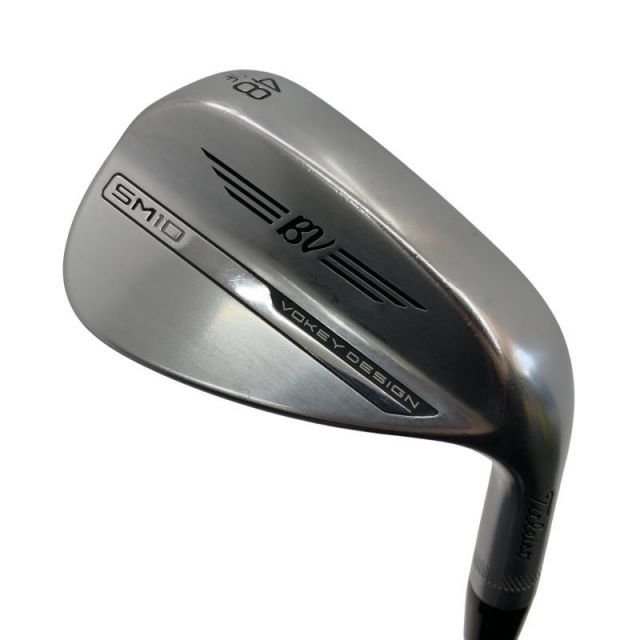 【中古】 タイトリスト VOKEY SPIN MILLED SM10 ツアークロム 48°/10°F ウェッジ WG NS PRO 950GH neo (フレックスS) メンズ 男性用 右利き 右用 Cランク ゴルフクラブ