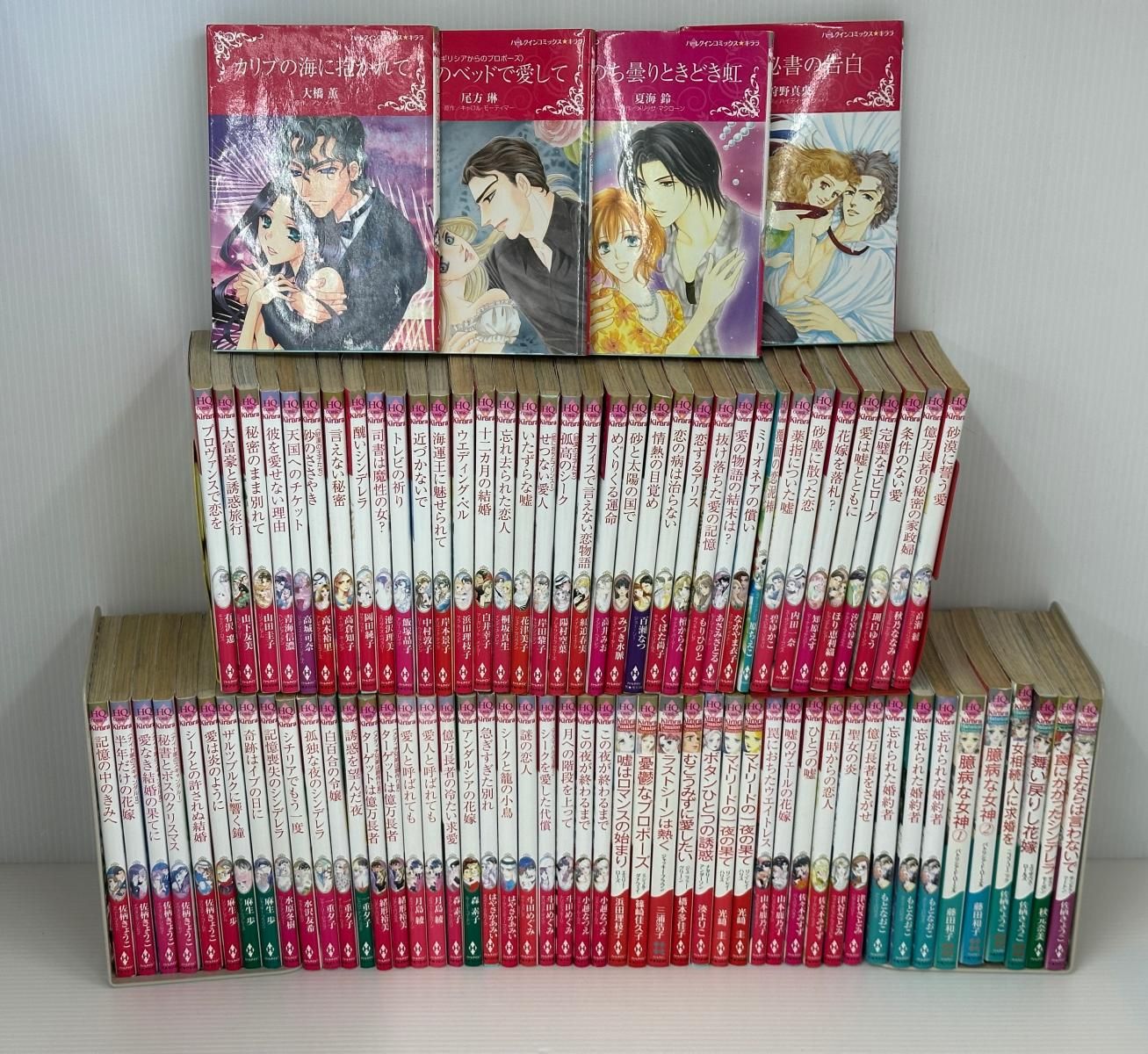 【中古品】ハーレークインコミックスキララ ファンタジー パッションロマンス ヒストリカルロマンス 他 88冊まとめ 被りあり (2607315)