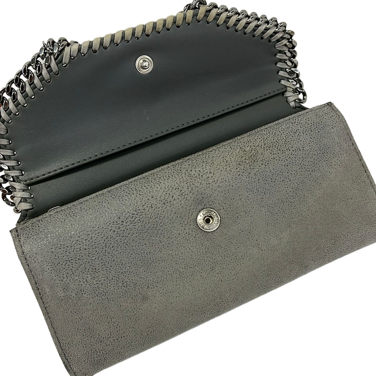 stellamccartney(ステラマッカートニー) 長財布 ファラベラ グレー