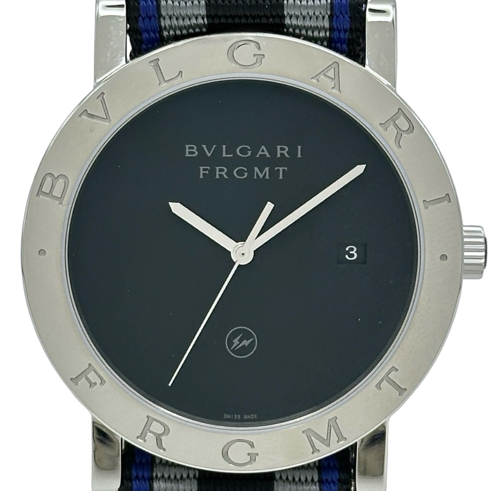 ブルガリ BVLGARI ブルガリブルガリ フラグメント デザイン スペシャルエディション 日本600本限定 103570(BB41BSF) ブラック ステンレススチール メンズ 腕時計
