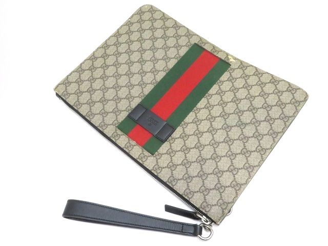 GUCCI グッチ GGスプリーム セカンドバッグ 433665 クラッチバッグ PVC