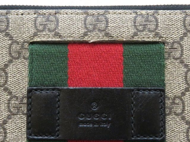 GUCCI グッチ GGスプリーム セカンドバッグ 433665 クラッチバッグ PVC
