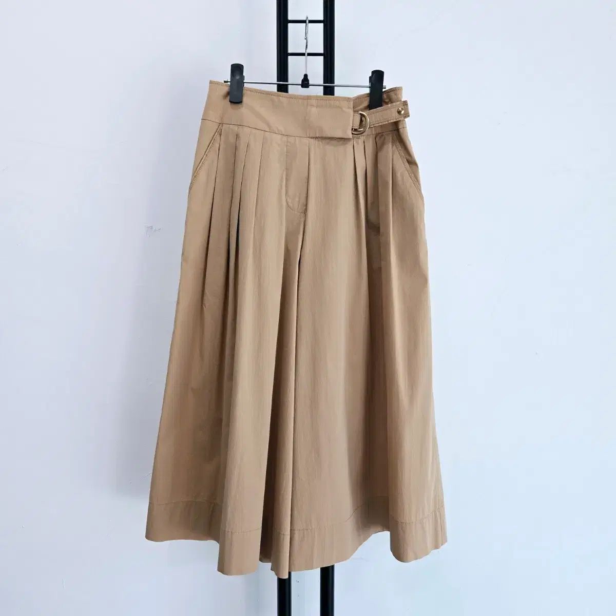 正規品 エスジェイエスジェイ SJSJ ベージュ プリーツ ワイド パンツ