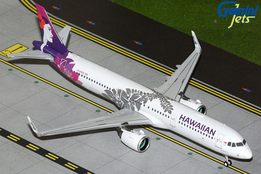 【G2HAL1517】1/200 A321neo ハワイアン航空 N209HA スタンド付