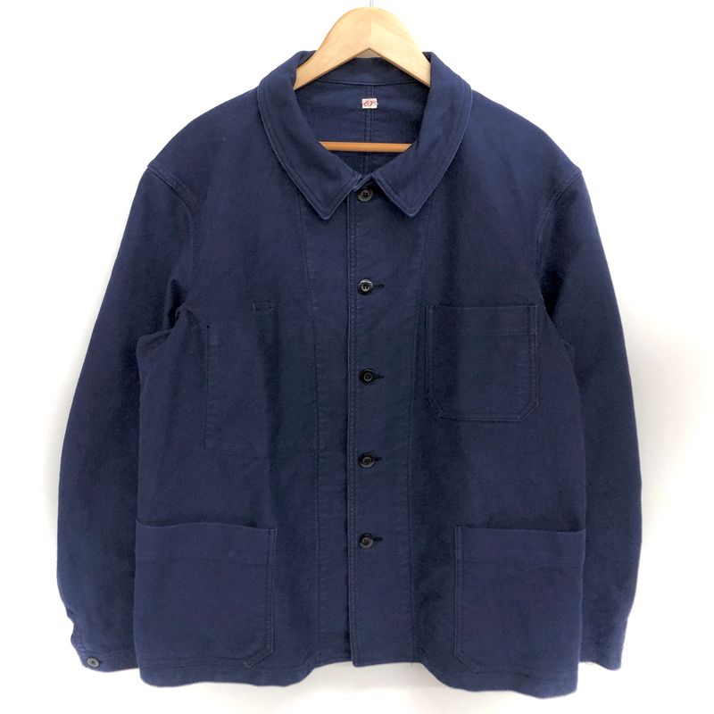 outilモールスキン　ジャケット　カバーオール　ウティ　フランス　ヴィンテージ 中古品】 OUTIL ウティ MOLESKIN JACKET モールスキン ワーク