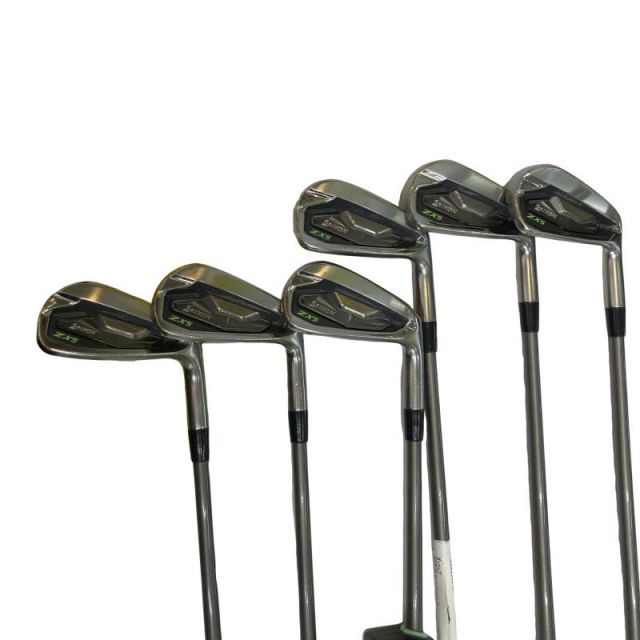 【中古】 ダンロップ SRIXON ZX5 Mk II ブラッククロム 7S アイアンセット IR リシャフト (フレックスその他) メンズ 男性用 右利き 右用 Cランク ゴルフクラブ