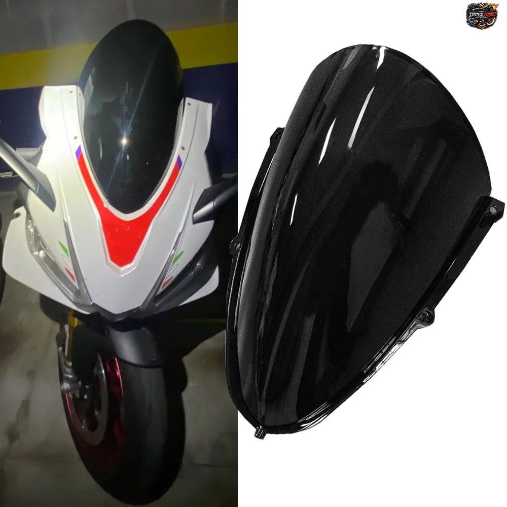 アプリリア RS V4 ファクトリー 1100 2021 - 2025 用 RSV4 ウインドスクリーン ウインドシールド バイクアクセサリー デフレクター ダブル