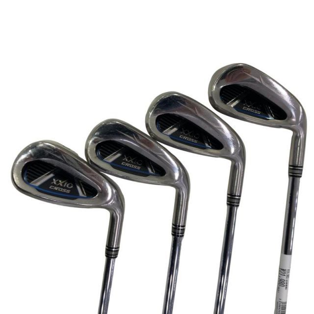 【中古】 ダンロップ XXIO CROSS 4S アイアンセット IR NS PRO 870GH D.S.T for XXIO (フレックスR) メンズ 男性用 右利き 右用 Cランク ゴルフクラブ