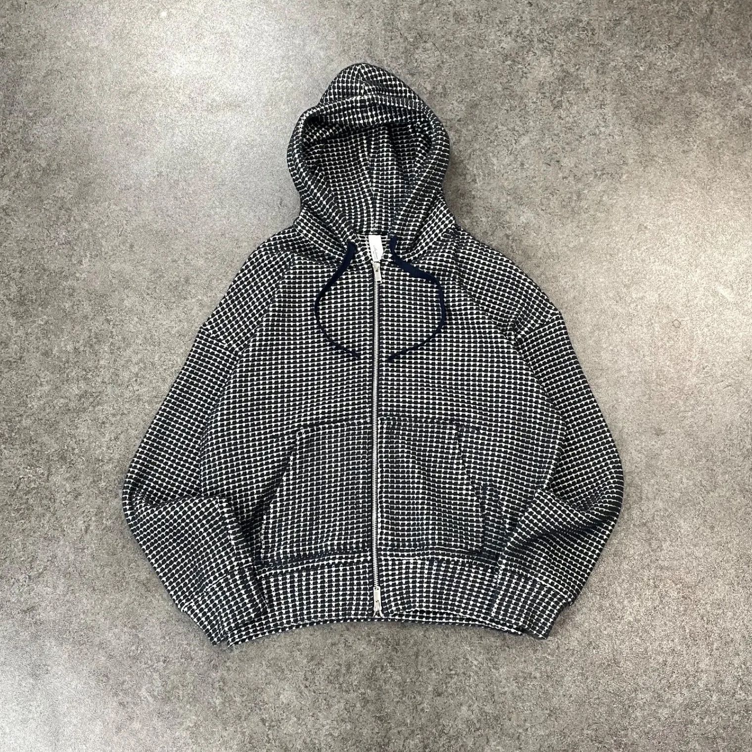 日本製 Seagreen シーグリーン ジップパーカー ジャケット ワッフル網み メンズ 3 6,160円