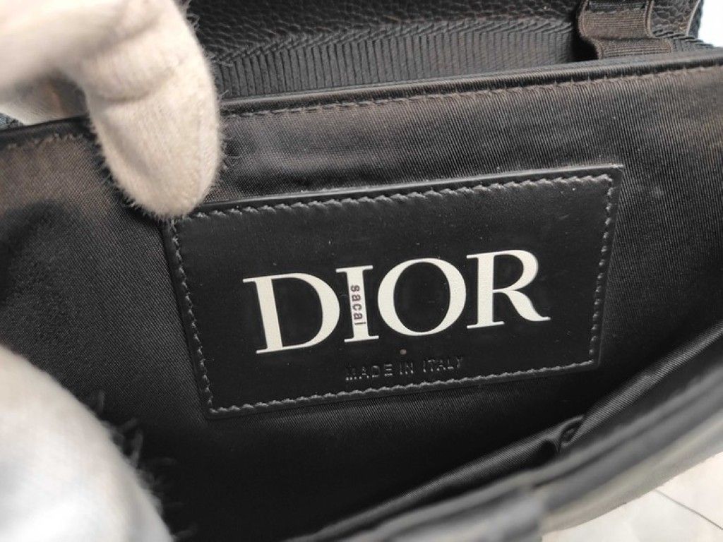 Dior ディオール ショルダーバッグ sacai サドル ミニバッグ ブラック