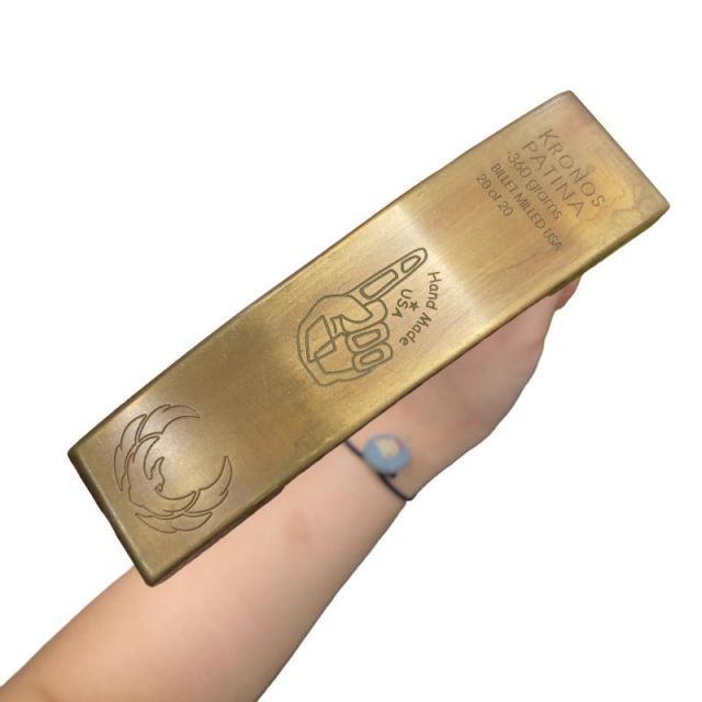 【中古】 KRONOS GOLF KRONOS CORNET HAMMERED 360G 34インチ パター PT スチール (フレックスその他) メンズ 男性用 右利き 右用 Bランク ゴルフクラブ
