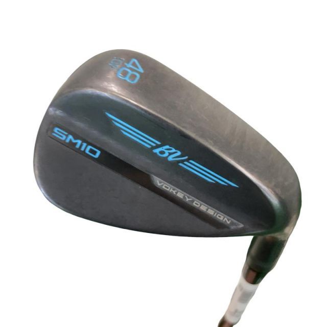 【中古】 タイトリスト VOKEY SPIN MILLED SM10 ジェットブラック 48°/10°F ウェッジ WG Dynamic Gold (フレックスS) メンズ 男性用 右利き 右用 Cランク ゴルフクラブ