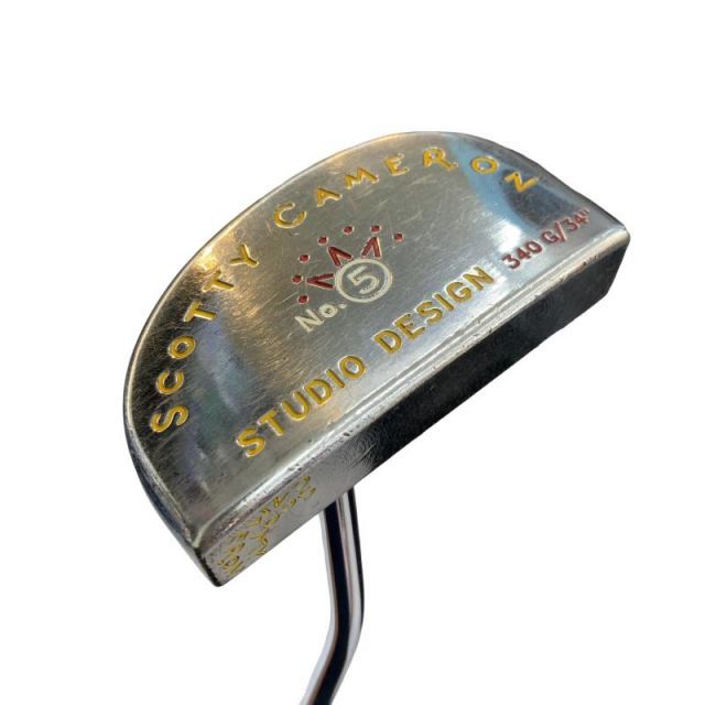 【中古】 タイトリスト SCOTTY CAMERON STUDIO DESIGN 5(2003) 34インチ パター PT スチール (フレックスその他) メンズ 男性用 右利き 右用 Cランク ゴルフクラブ