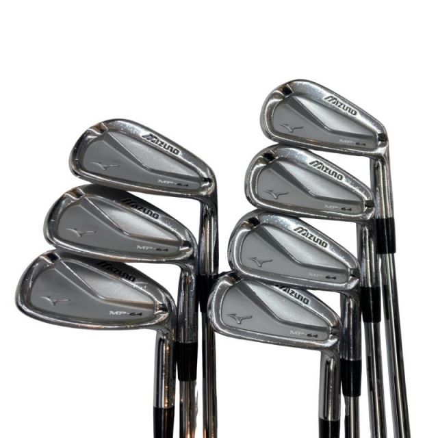 【中古】 ミズノ MP-64 8S アイアンセット IR Dynamic Gold (フレックスS) メンズ 男性用 右利き 右用 Cランク ゴルフクラブ