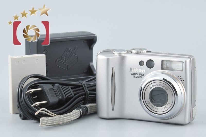 【中古】Nikon ニコン COOLPIX E5200 シルバー コンパクトデジタルカメラ 8,960円