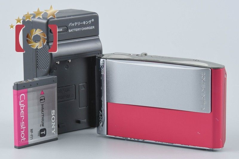 【中古】SONY ソニー Cyber-Shot DSC-T5 レッド コンパクトデジタルカメラ
