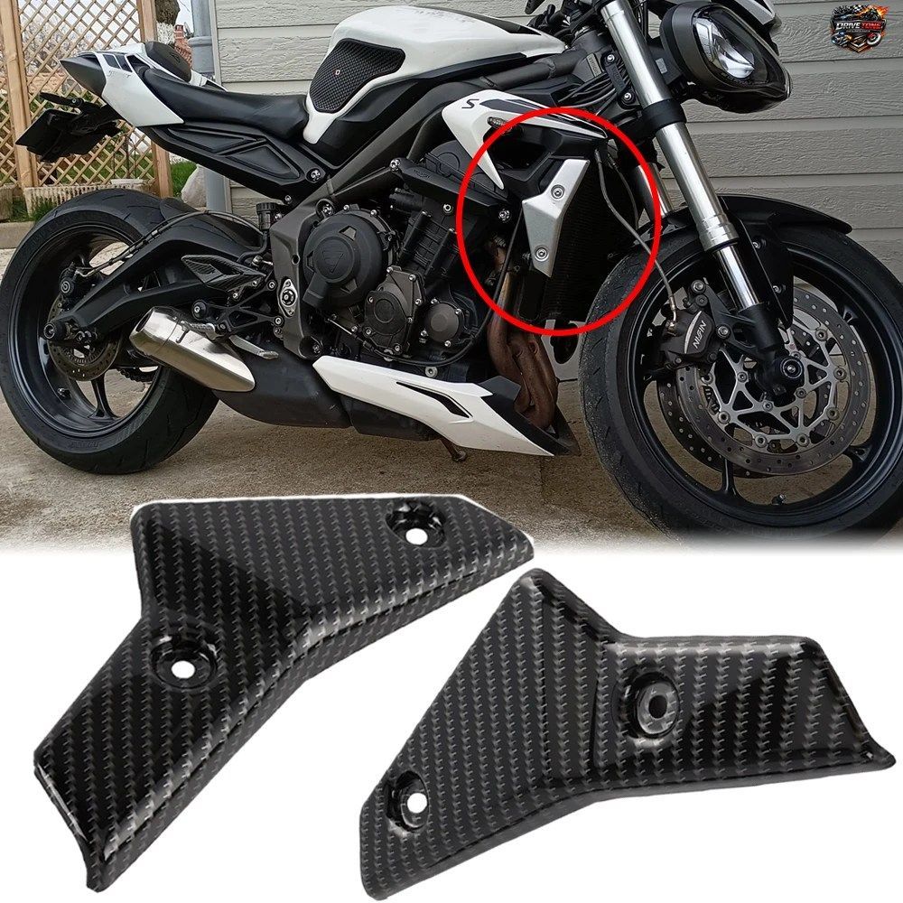 トライアンフ ストリートトリプル 765R 765 RS R 2019 - 22 765RS ラジエーターサイドカバーパネル フェアリングガード オートバイアクセサ