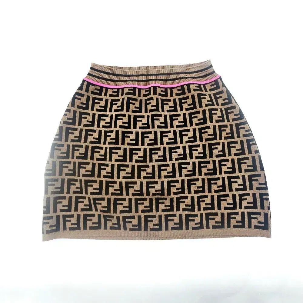 中古ブランドセレクト FENDI フェンディ キッズ FF ロゴ スカート 12A 155-79