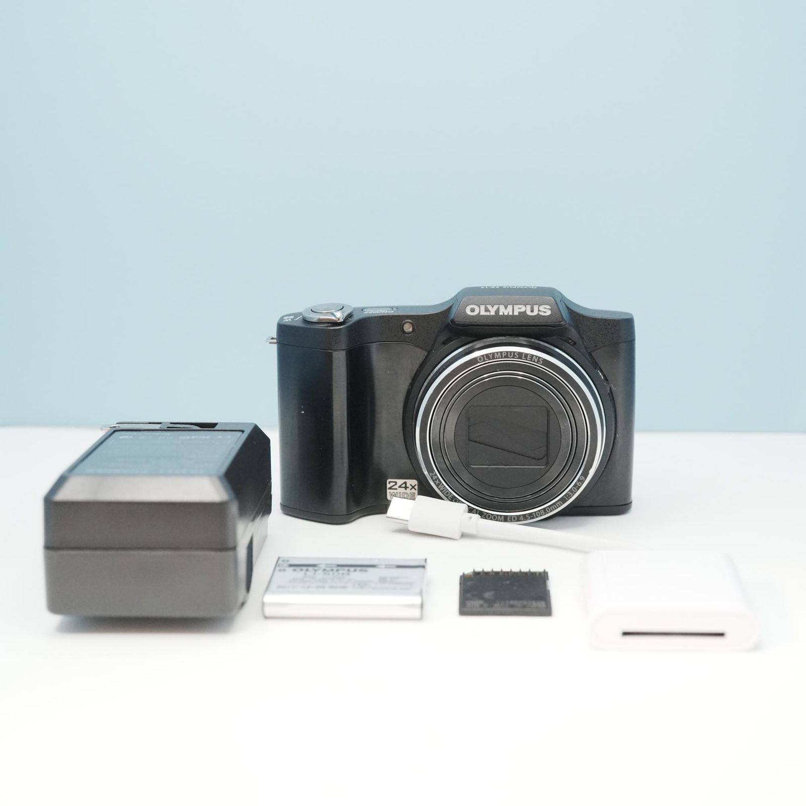 【スマホ転送OK】OLYMPUS SZ-14 コンパクトデジタルカメラ OLYMPUS SZ-14 デジカメ スマホ転送OK フルセット シロクマカメラ