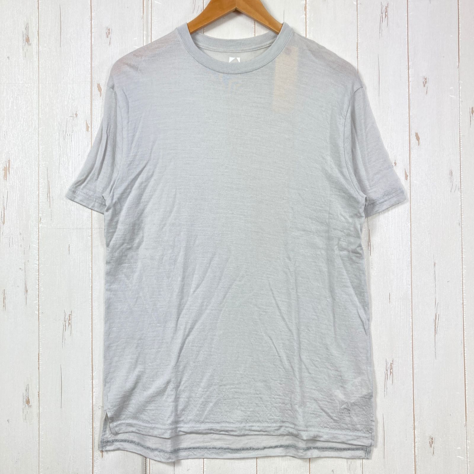 ✉️Unisex S グレー系 Subtle Voice（サトル ボイス） SV ウール T シャツ SV Wool T-shirt メリノウール ウェア トップス インナー シャツ ロングスリーブTシャツ クルーネック ウール z00060 8,405円