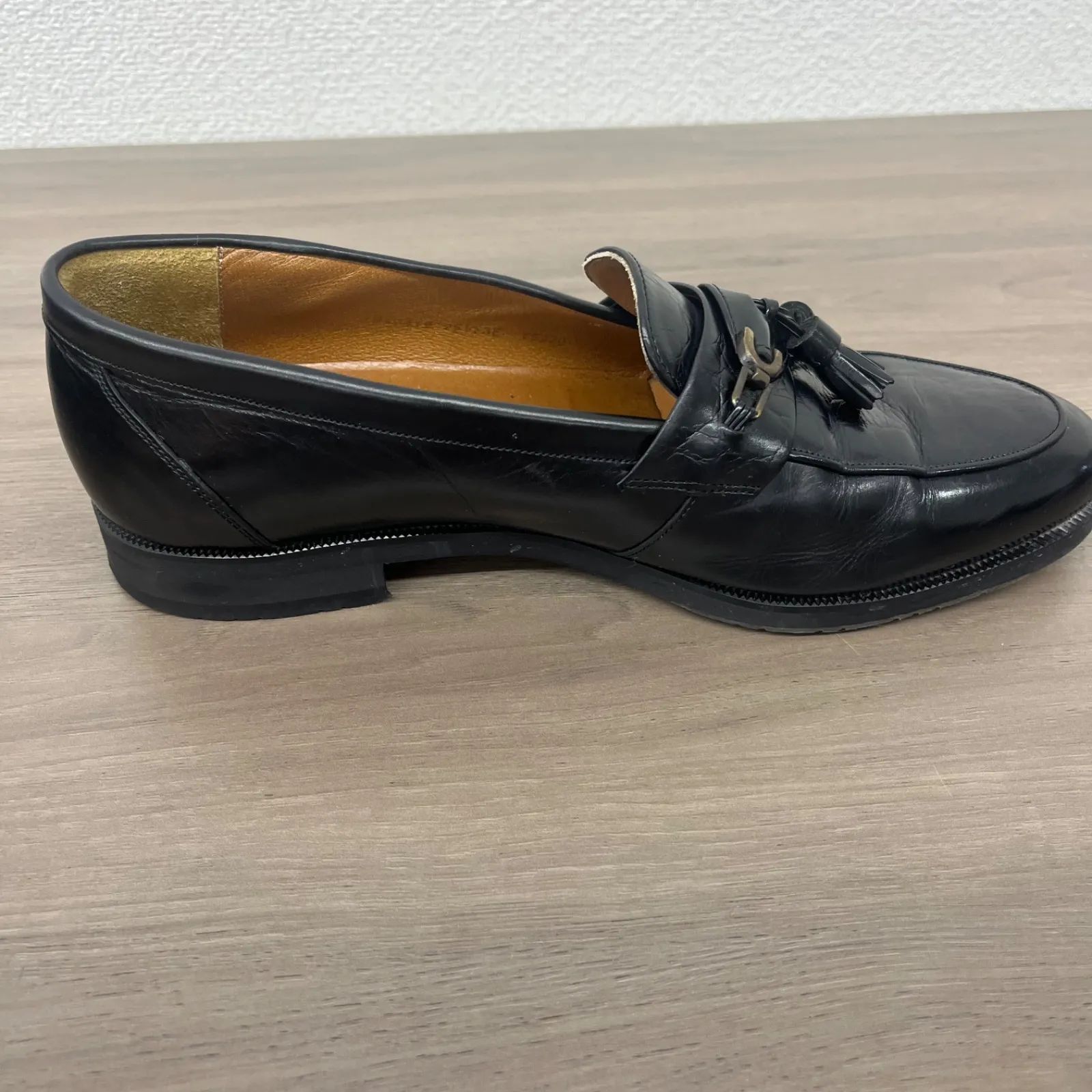 s8346) YVES SAINT LAURENT Paris タッセルローファー 25.5 EEE