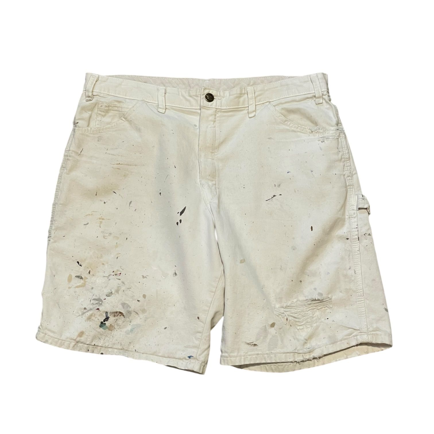 00s Dickies Painter Shorts 白 W34 ディッキーズ ホワイトペインターパンツ ショーツ 6,614円