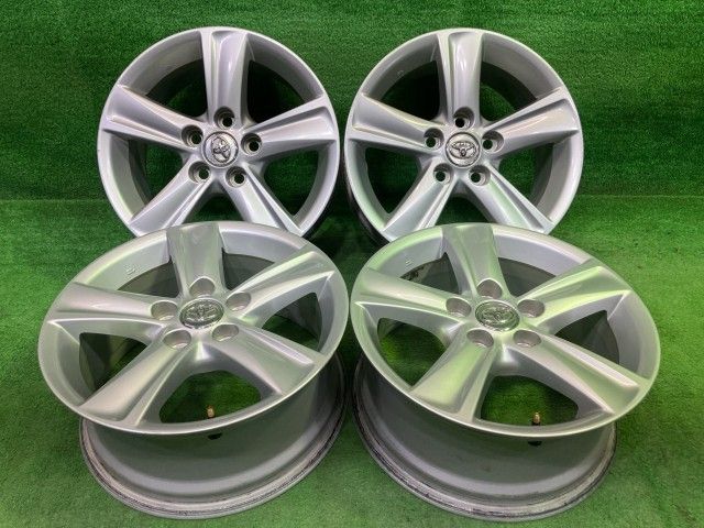 トヨタ TOYOTA 純正 マークX  GRX135 ホイール アルミ シルバー 16インチ 7J 5穴 4本 114.3 +40 トヨタ TOYOTA 純正 マークX GRX135 ホイール アルミ シルバー 16