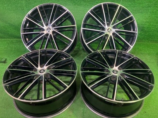 エコフォルム ﾊﾘｱｰ CX-8 ホイール アルミ ブラックポリッシュ 19インチ 8J 5穴 4本 114.3 +38