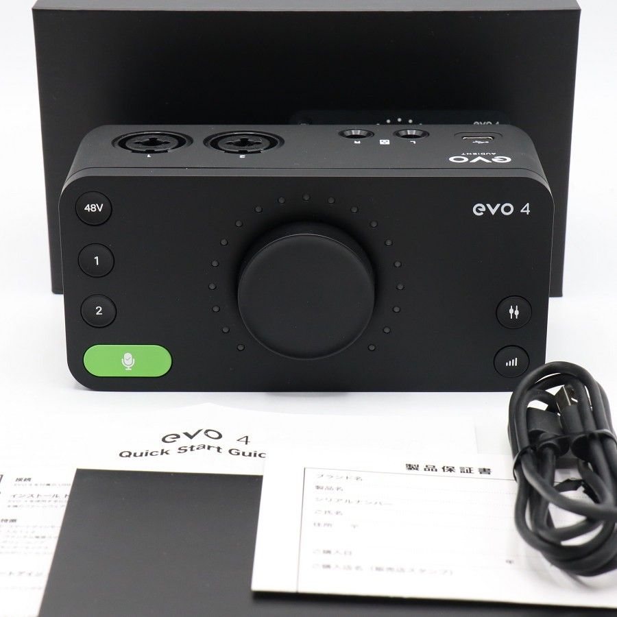 美品】Audient EVO4 USB オーディオ インターフェイス 2in2out