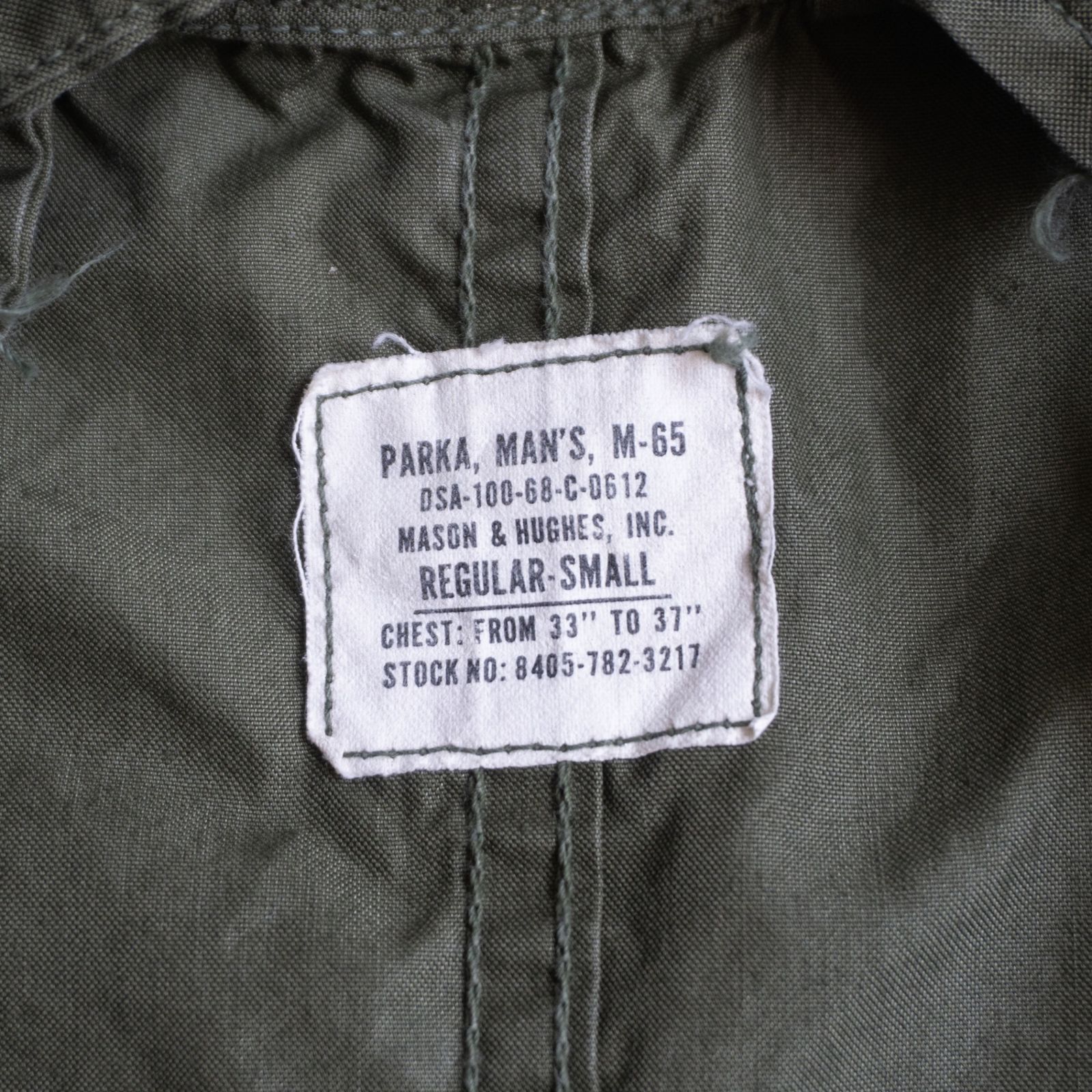 60s/アルミジップ】US ARMY【M-65 モッズコート】S 60年代 フィッシュ