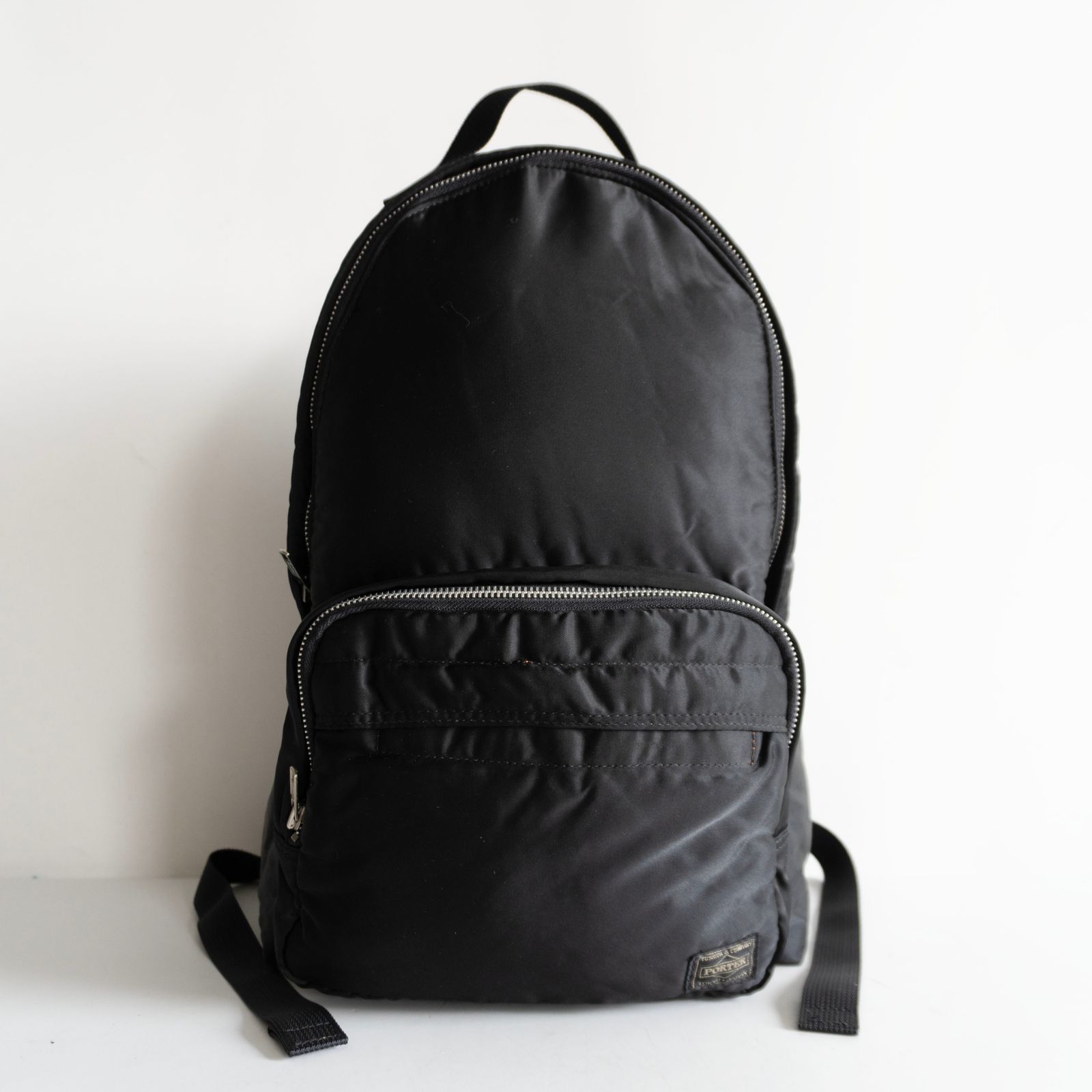 【美品】PORTER 【タンカー リュック】ポーター ブラック バックパック デイパック TANKER BAG ナイロン 26070629