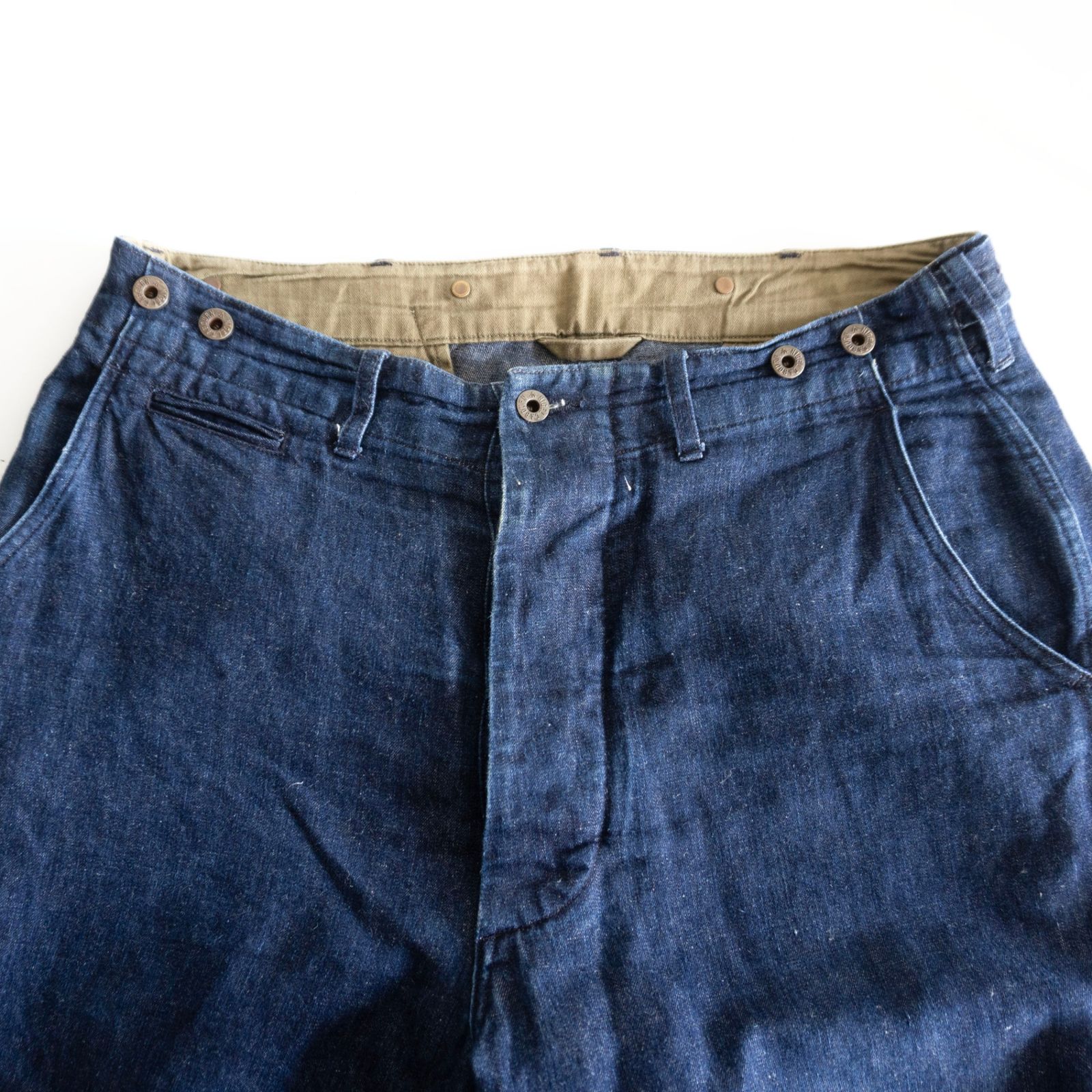美品】NIGEL CABOURN【DENIM WIDE PANT】34 ナイジェルケーボン デニム