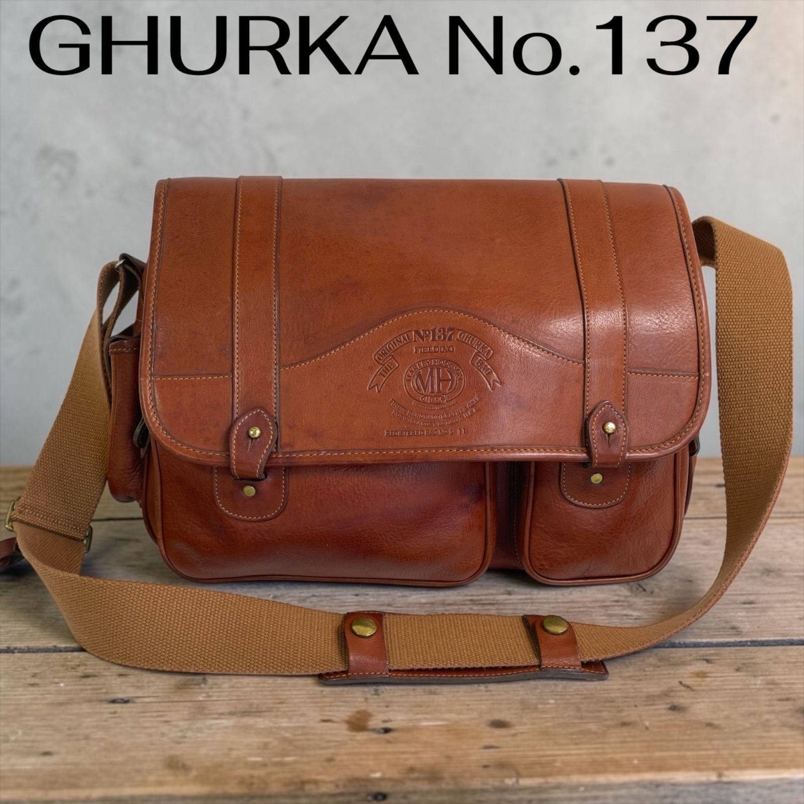逸品 幻の名作】GHURKA グルカ No.137 フィールディング ショルダー