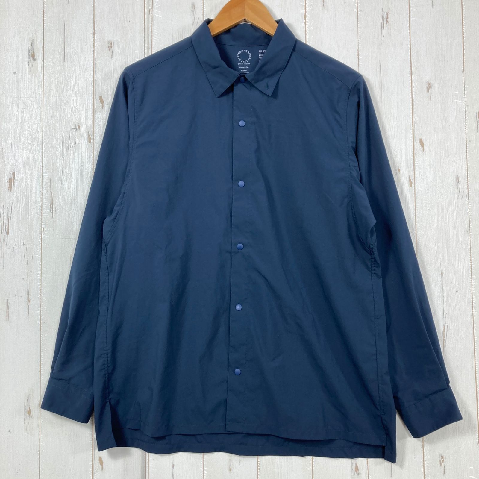 ✉️Unisex M ネイビー系 Yamatomichi ( 山と道 ) ユーエル シャツ UL Shirt ポリエステル ウェア トップス インナー シャツ ロングスリーブシャツ 化繊 z00060218 化繊 ロングスリーブシャツ インナ