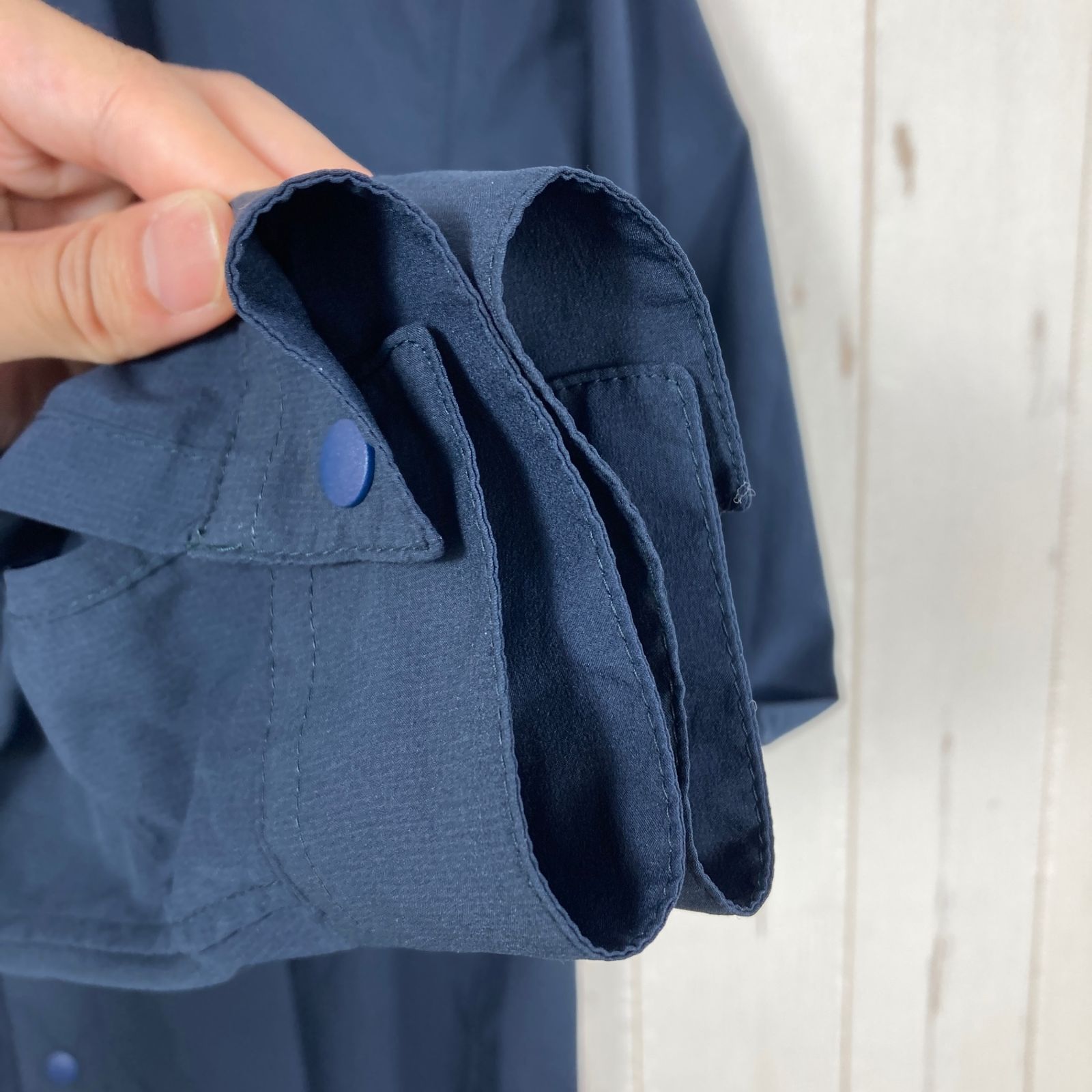 ✉️Unisex M ネイビー系 Yamatomichi ( 山と道 ) ユーエル シャツ UL
