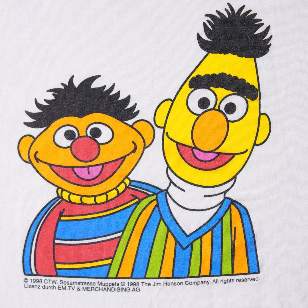 90s 1998年製 セサミストリート Tシャツ XL ホワイト ヴィンテージ US