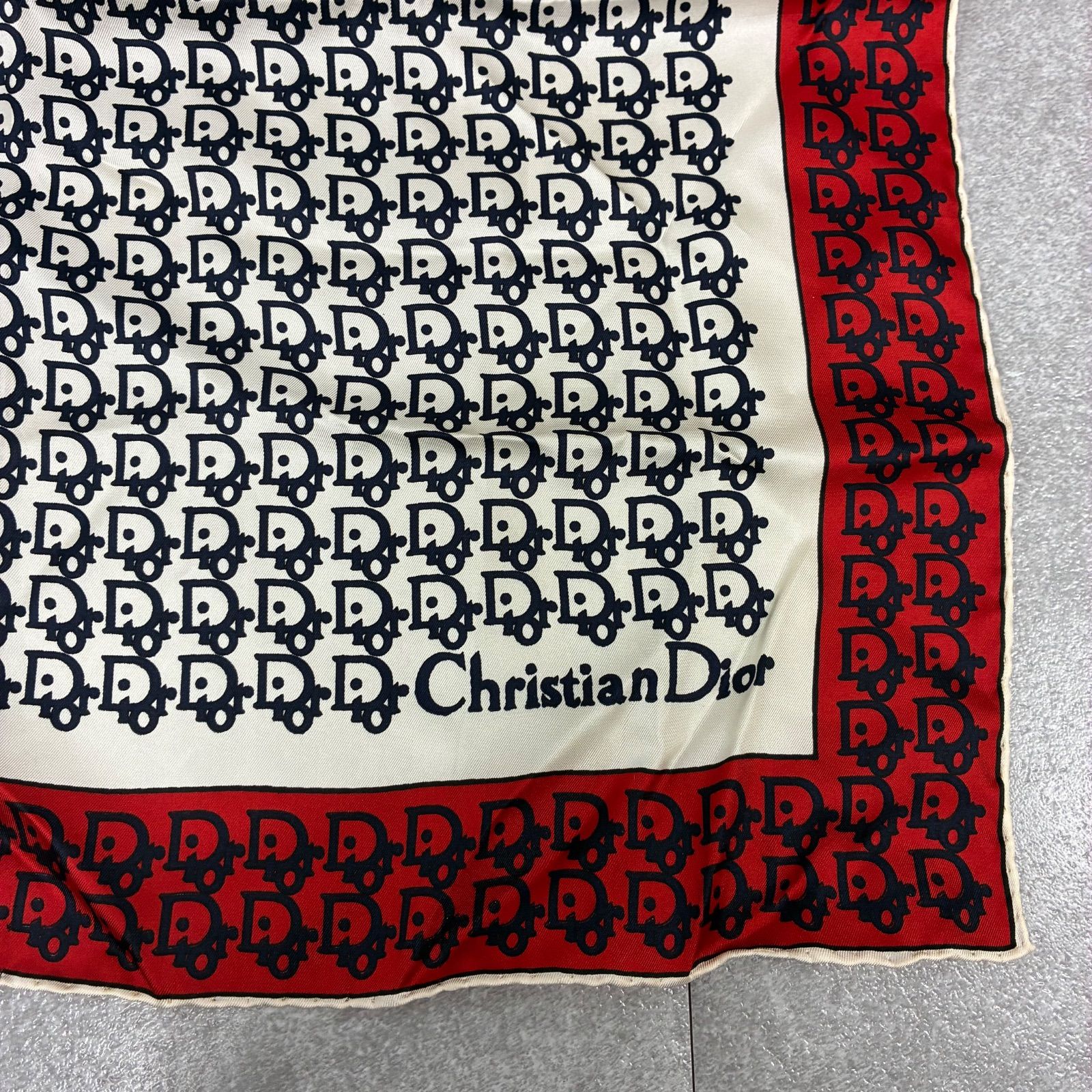 KT97 Dior ディオール トロッター柄スカーフヴィンテージ - メルカリ