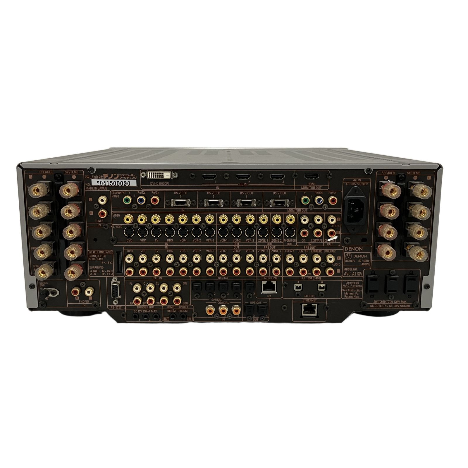 DENON AVC-A11XV アンプ オーディオ機器 音響機材 デノン 中古