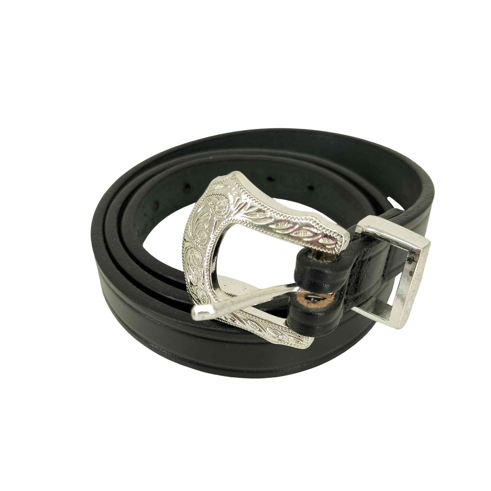 トリー TORY MADE IN USA 3-Piece Silver Buckle Set Belt レザーベルト メンズ 表記無