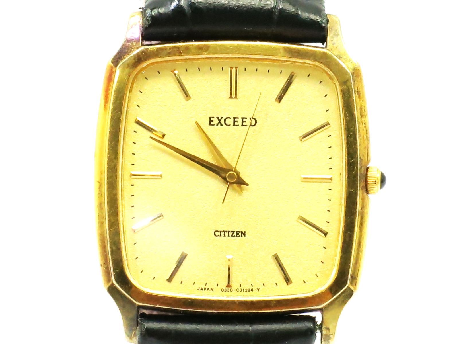シチズン　エクシード　腕時計　0330-ｈ01831　メンズクオーツ　（裏面記念刻印）　CITIZEN　18716413 7,472円