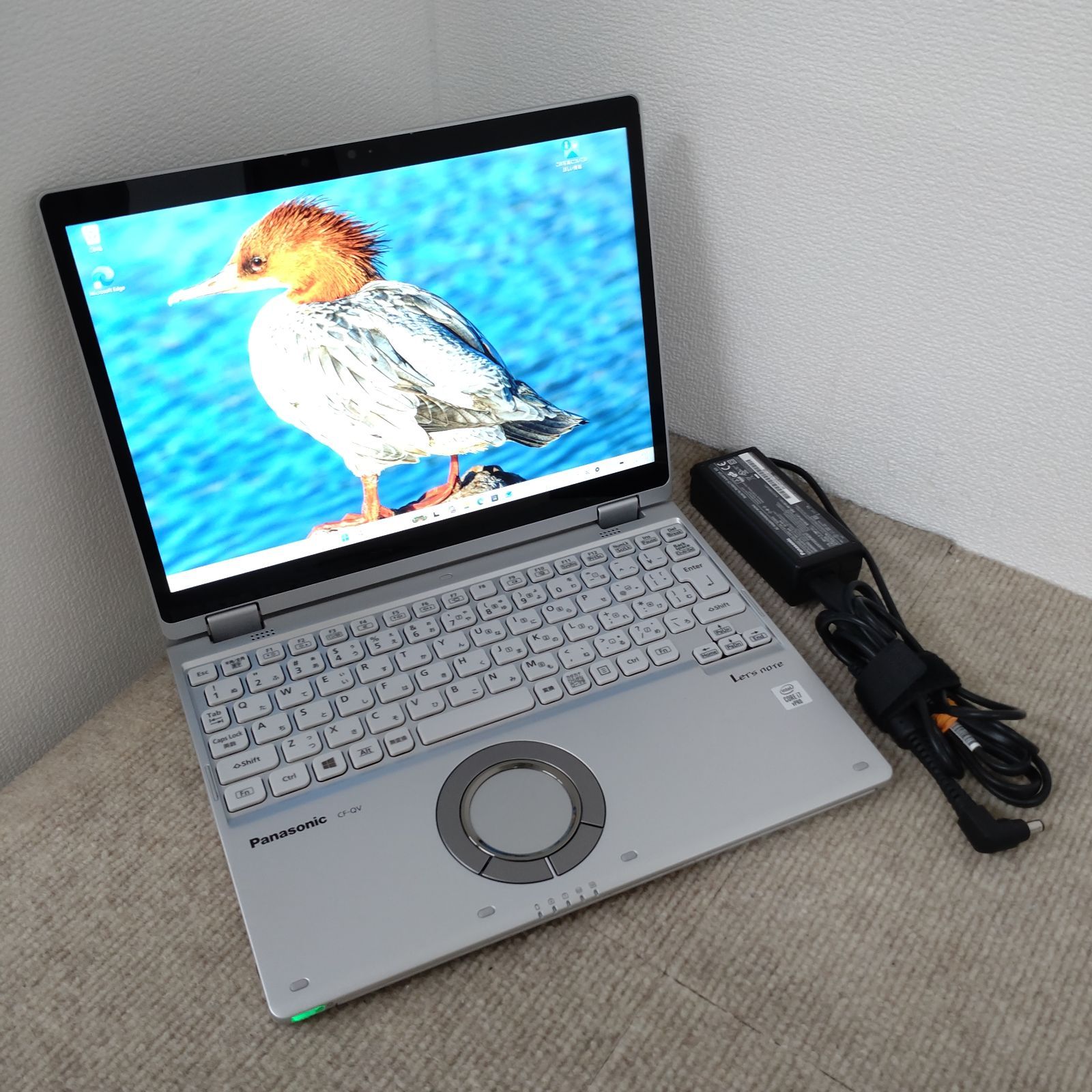 【送料無料】Panasonic CF-QV9 / 2in1タッチ / I7-10810U / 16GB / SSD512GB / Win11 / バッテリー良好 / LTE / カメラ内蔵 / 12型 / NB577