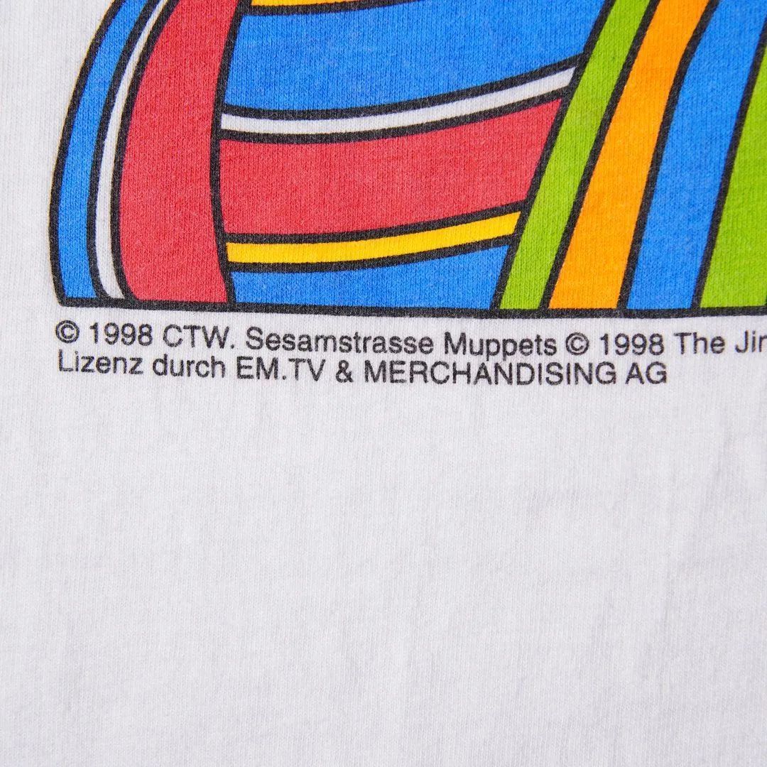 90s 1998年製 セサミストリート Tシャツ XL ホワイト ヴィンテージ US
