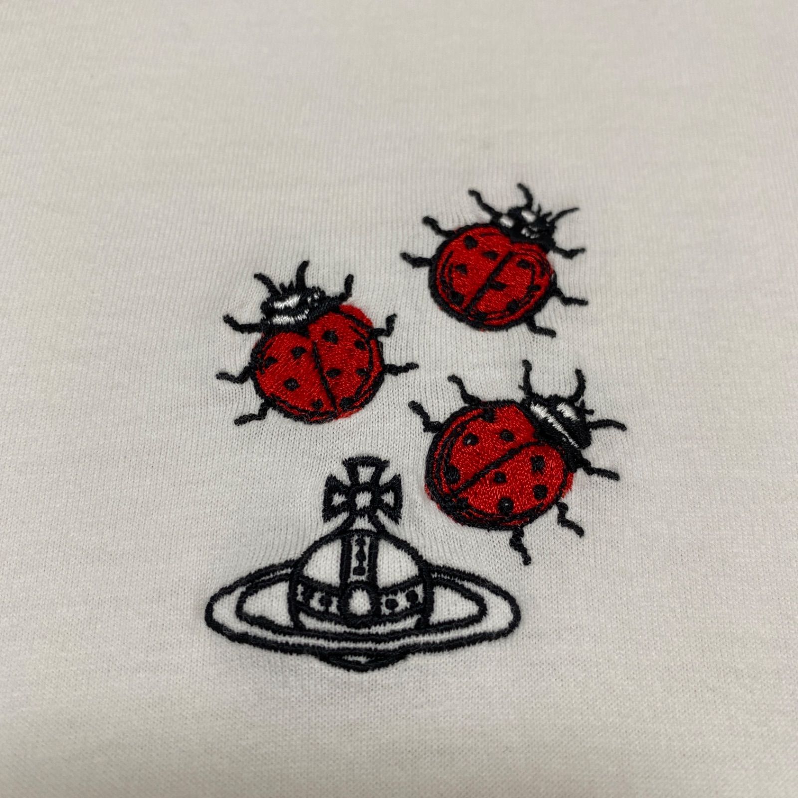 Vivienne Westwood MAN オーブ テントウムシ刺繍 ロンT 白 44 - メルカリ