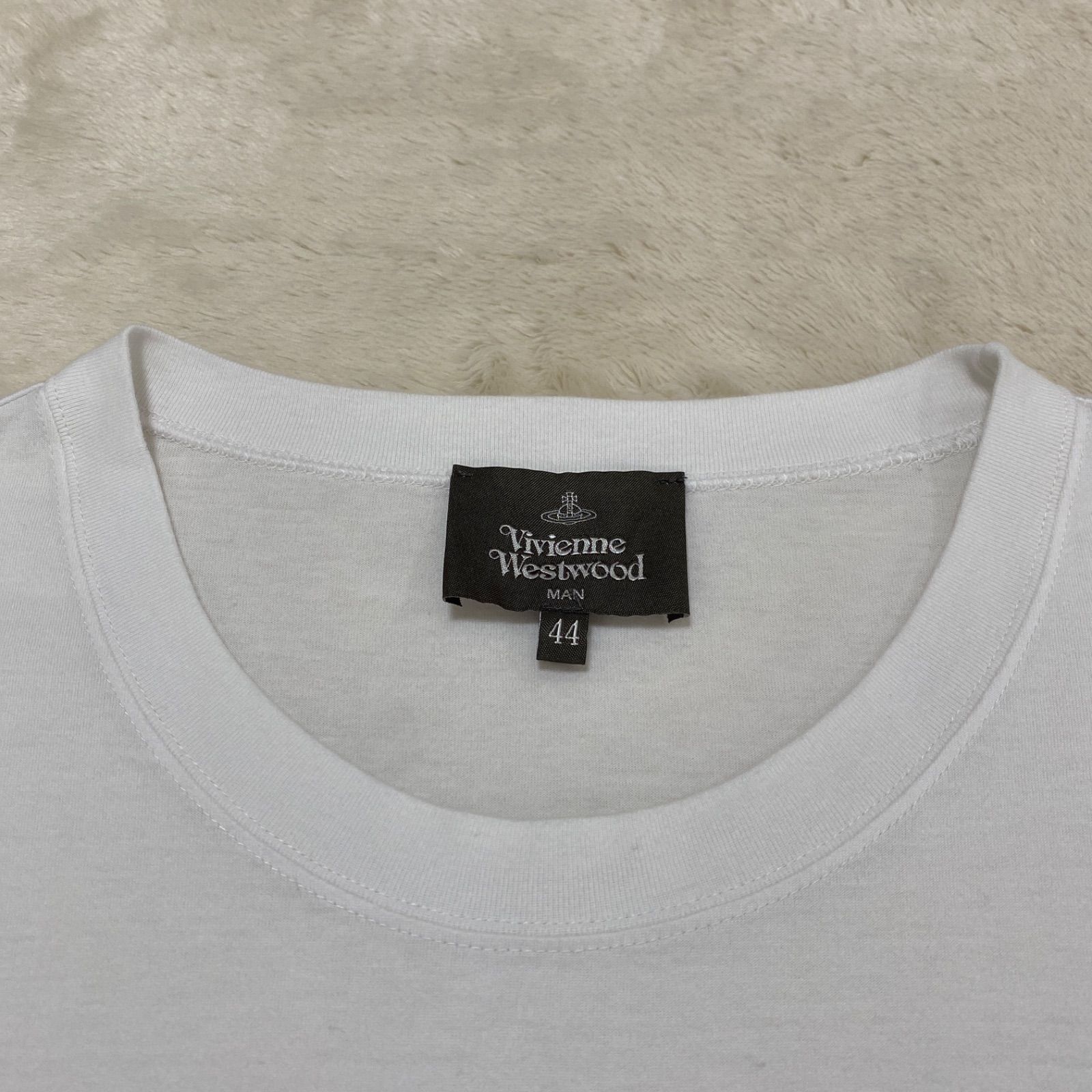 Vivienne Westwood MAN オーブ テントウムシ刺繍 ロンT 白 44 - メルカリ