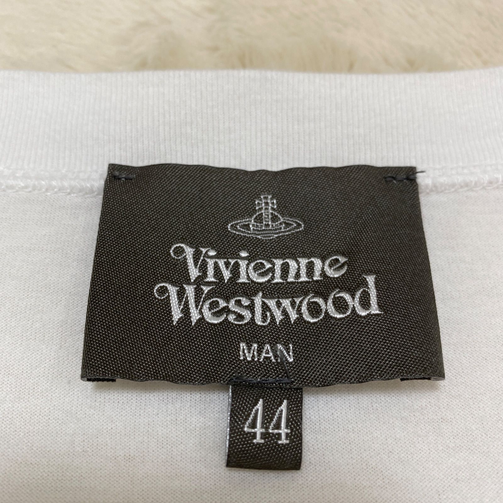 Vivienne Westwood MAN オーブ テントウムシ刺繍 ロンT 白 44 - メルカリ