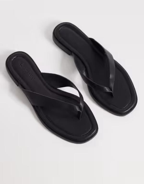 ノーバディーズ チャイルド レディース シューズ サンダル レザー Nobodys Child realeather flip flops Black ブラック 35,620円
