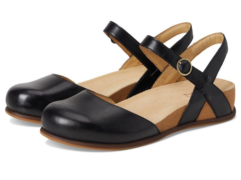 ダンスコ レディース シューズ ヒール Dansko Christine Black Burnished Nappa ブラック