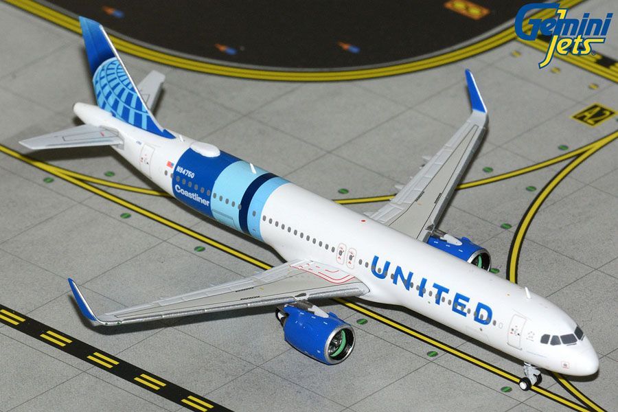 【GJUAL2423】1/400 A321neo ユナイテッド航空「Coastliner」 N94750 7,920円
