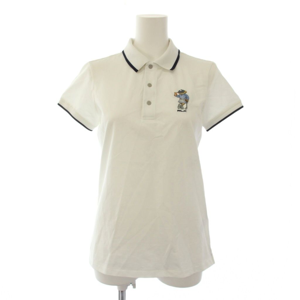 アールエルエックス ラルフローレン RLX RALPH LAUREN 25SS テーラード フィット Polo ベア ポロシャツ 半袖 XS 白 WMXGKNINB920300 /BM