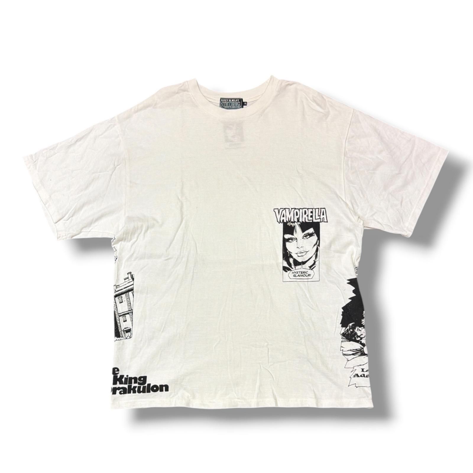 参考上代15400円 HYSTERIC GLAMOUR × VAMPIRELLA BLOOD QUEEN Tシャツ